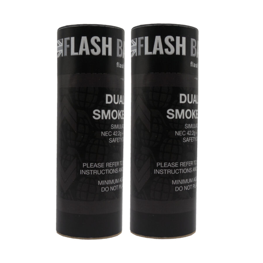 Twin Vent White Smoke Grenade (Pack of 2)